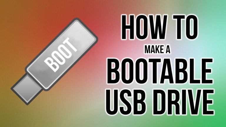 How to use a USB drive as a bootable device