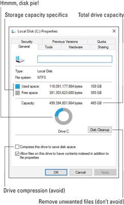 How to check USB storage capacity?