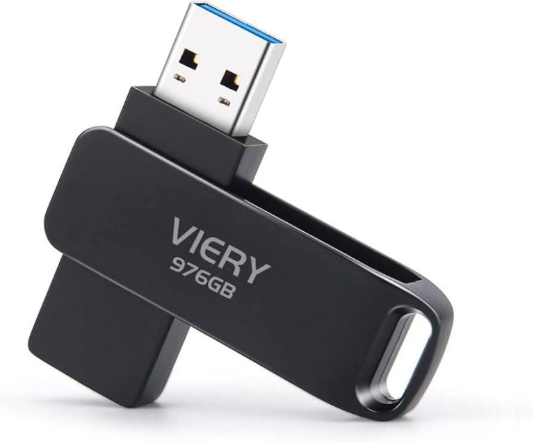 What is the capacity of a 512 GB USB flash drive?