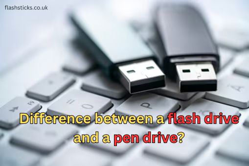 difference between a flash drive and a pen drive?